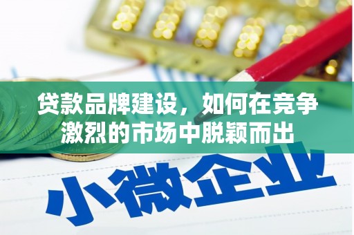 嘉兴贷款品牌建设，如何在竞争激烈的市场中脱颖而出