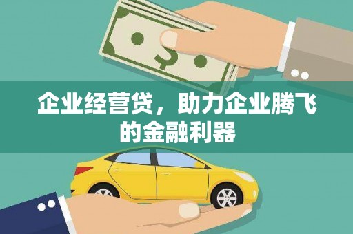 嘉兴企业经营贷，助力企业腾飞的金融利器