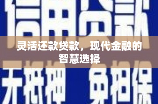 嘉兴灵活还款贷款，现代金融的智慧选择