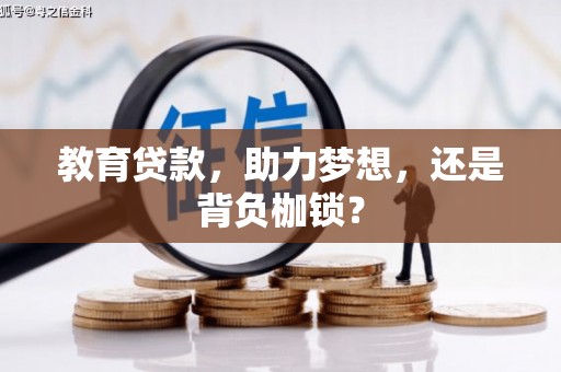 嘉兴教育贷款，助力梦想，还是背负枷锁？