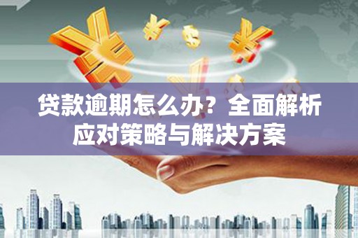 嘉兴贷款逾期怎么办？全面解析应对策略与解决方案