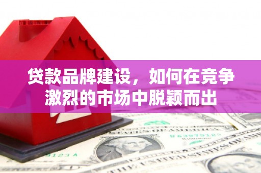 嘉兴贷款品牌建设，如何在竞争激烈的市场中脱颖而出