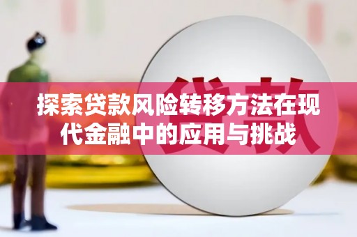 嘉兴探索贷款风险转移方法在现代金融中的应用与挑战