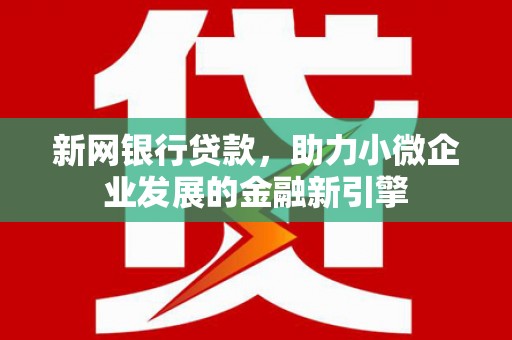 嘉兴新网银行贷款，助力小微企业发展的金融新引擎
