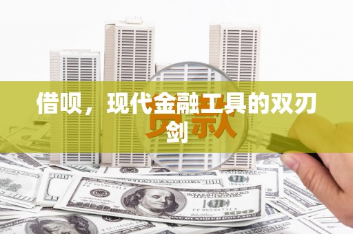 嘉兴借呗，现代金融工具的双刃剑