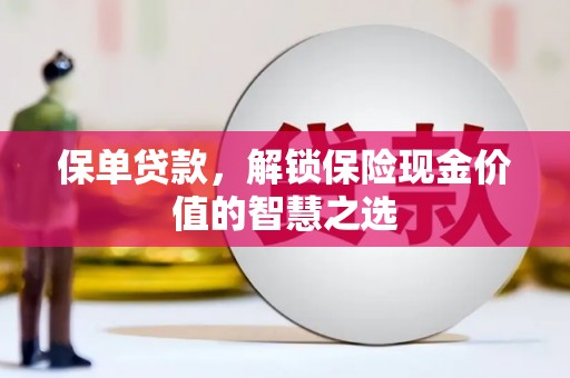 嘉兴保单贷款，解锁保险现金价值的智慧之选