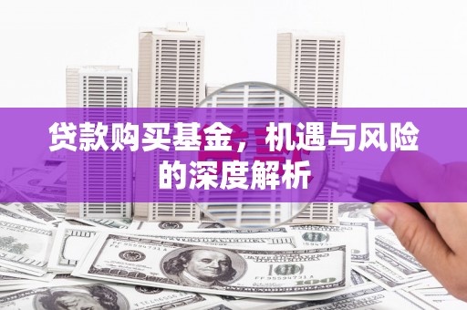 嘉兴贷款购买基金，机遇与风险的深度解析