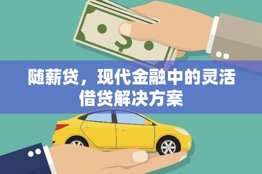嘉兴随薪贷，现代金融中的灵活借贷解决方案