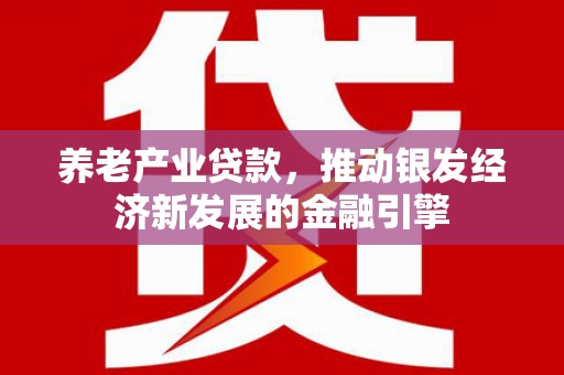 嘉兴养老产业贷款，推动银发经济新发展的金融引擎