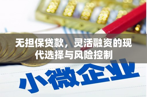 嘉兴无担保贷款，灵活融资的现代选择与风险控制