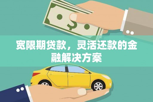 嘉兴宽限期贷款，灵活还款的金融解决方案