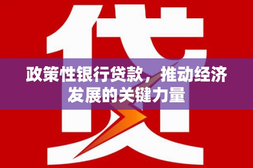 嘉兴政策性银行贷款，推动经济发展的关键力量
