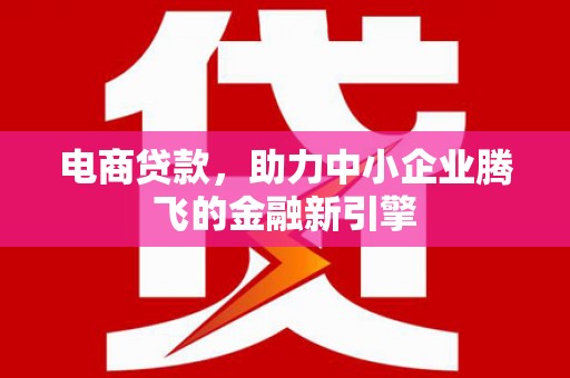 嘉兴电商贷款，助力中小企业腾飞的金融新引擎