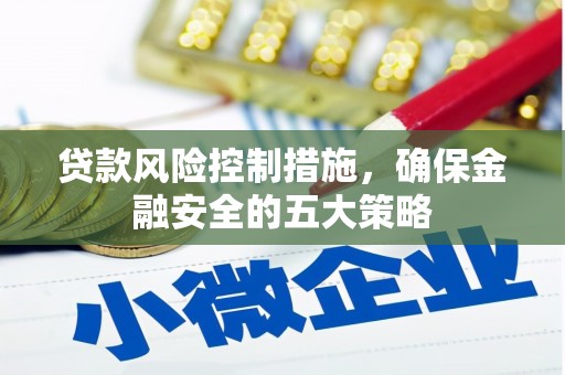 嘉兴贷款风险控制措施，确保金融安全的五大策略