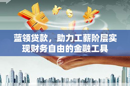 嘉兴蓝领贷款，助力工薪阶层实现财务自由的金融工具