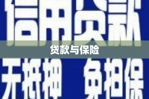嘉兴贷款与保险