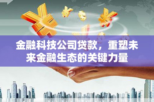 嘉兴金融科技公司贷款，重塑未来金融生态的关键力量