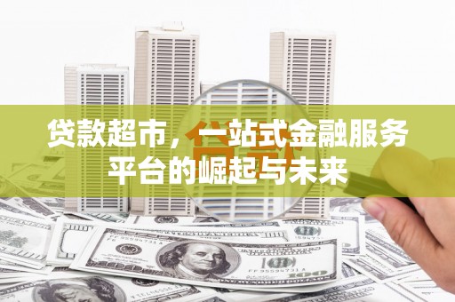 嘉兴贷款超市，一站式金融服务平台的崛起与未来