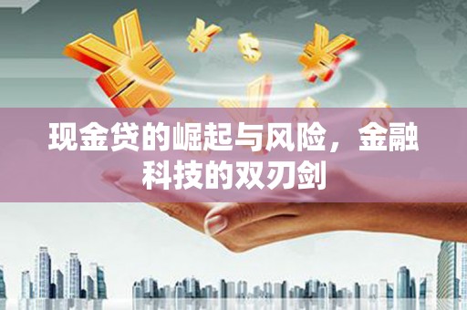 嘉兴现金贷的崛起与风险，金融科技的双刃剑