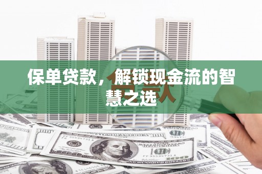 嘉兴保单贷款，解锁现金流的智慧之选