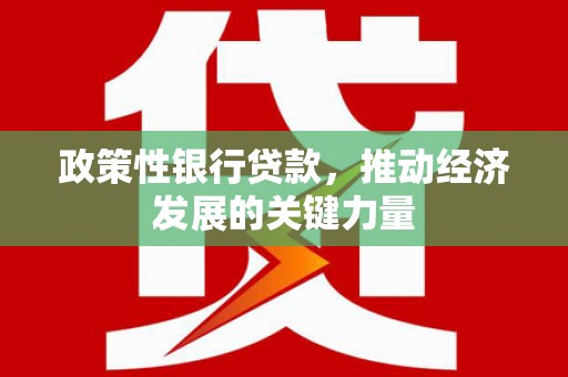 嘉兴政策性银行贷款，推动经济发展的关键力量