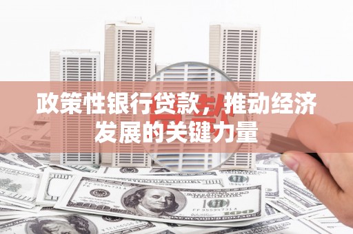 嘉兴政策性银行贷款，推动经济发展的关键力量