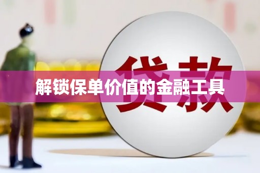 嘉兴解锁保单价值的金融工具